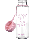 Бутылка для воды, 800 мл, 22 х 10.5 см, с ситом, розовая   10703158