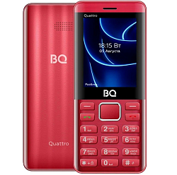 Телефон BQ 2453 Quattro красный