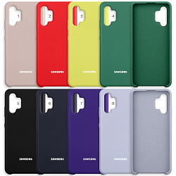 Задняя накладка SILICONE COVER для Samsung Galaxy A32 4G (A325) (с лого)
