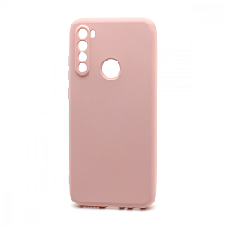 Силиконовый чехол SILICONE CASE New ERA для Xiaomi Redmi Note 8T светло розовый