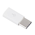 Переходник microUSB <--> Type-C АТОМ серебряный