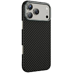 Задняя накладка KEEPHONE KEVILAR SWEDEN MAGSAFE CASE для iPhone 17 PRO MAX (BLACK)