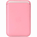 Кошелек для карт Leather Card Holder с анимацией (крепкий магнит) (Light Pink)