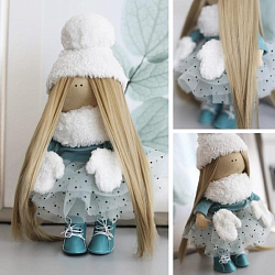 Интерьерная кукла "Лесли", набор для шитья 15,6 × 22.4 × 5.2 см      6963280