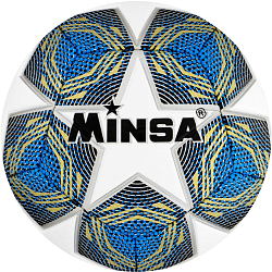 Мяч футбольный MINSA, PU, машинная сшивка, 12 панелей, р. 5 5448293