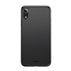 Силиконовый чехол BASEUS для iPhone XR, Wing, матовый, чёрный
