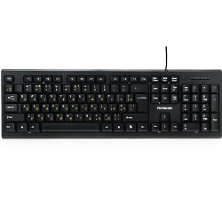 Клавиатура ГАРНИЗОН GK-120 черная, карбон,  USB