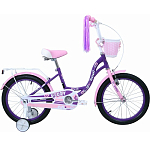 Велосипед TORRENT Glory (1 скорость, добавочные колеса, рама сталь, колеса 18", корзина)