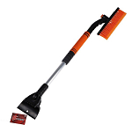 Щетка для снега TORSO, телескопическая 65-80см, поворотная   7811378