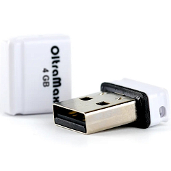 USB  4Gb OltraMax Drive 50 Mini series White