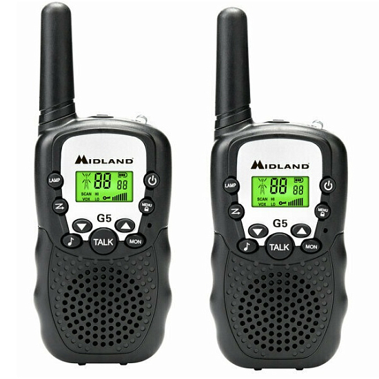 Рации MIDLAND G5 black рация с фонариком