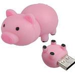 USB  8Gb Поросёнок  розовый (Символ 2019 года)