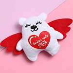 Магнит «Люблю тебя очень», с крыльями