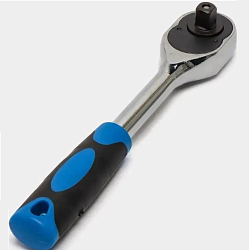 Ключ трещоточный X-PERT 3/8" на 24 зуба, с 2х-комп.рукояткой