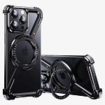 Задняя накладка Minimalist для iPhone 15 Pro Max, Black 360 поворотная подставка алюминиевая