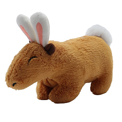 Мягкая игрушка «Капибара. Зайка», с ушками и хвостиком