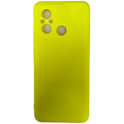 Задняя накладка SILICONE COVER для Xiaomi Redmi 12C 4G №08 Лимонный