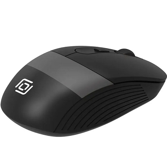 Мышь OKLICK 310M черный/серый