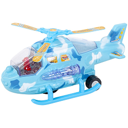 Игрушка на батарейках "Вертолёт" (26 см, подвижный, свет, звук)
