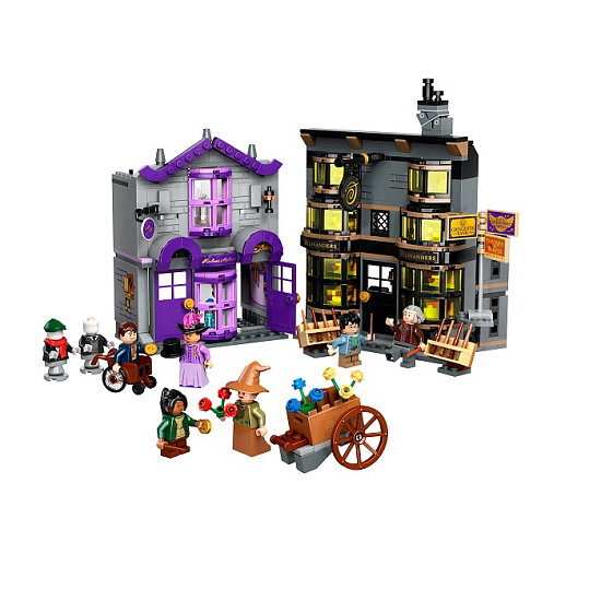 Конструктор LEGO Harry Potter 76439 Лавка Олливандера и магазин мантий мадам Малкин