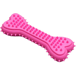Игрушка жевательная литая "Кость для массажа", 11 х 4 х 2 см, розовая 7159771