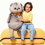 Мягкая игрушка Басик с бархатным бантом , 60см (Ks60-01)