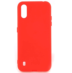 Силиконовый чехол XIVI для SAMSUNG Galaxy A02, SC, матовый, №4, морковный