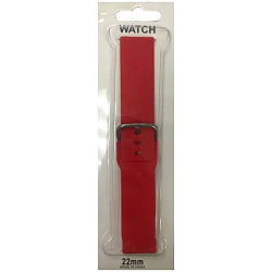 Силиконовый ремешок NONAME для Samsung Galaxy Watch, 22mm, красный