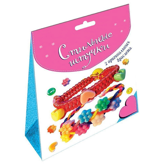 Браслеты из шёлковых шнурков (2 в 1) арт. 3201