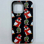 Задняя накладка GRESSO. Коллекция Рождество 3 для iPhone 13 Pro черный