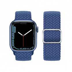 Нейлоновый ремешок HOCO WA05 Jane Eyre для APPLE Watch 42/44/45/49mm, синий