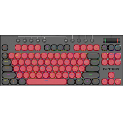 Клавиатура JETACCESS PANTEON T20 PRO BS HS D Red-Black