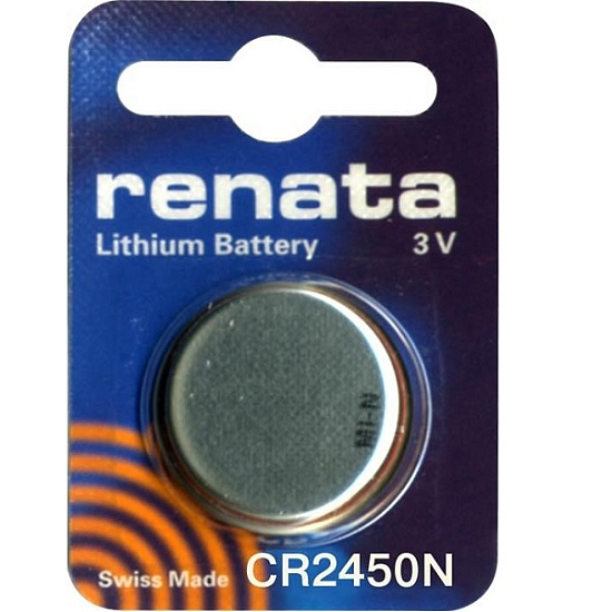 Элемент питания RENATA CR2450 (Li/MnO2, 540mAh, 3V)
