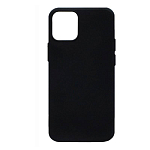 Силиконовый чехол STR для iPhone 13 тонкий (черный)