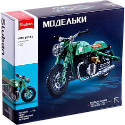 Конструктор Sluban мотоцикл Модельки, 215 деталей, 6+