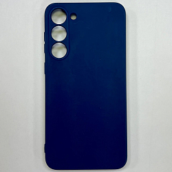 Задняя накладка ZIBELINO Soft Matte для Samsung Galaxy S23 Plus (синий) защита камеры