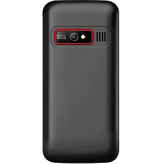 Телефон TEXET TM-B226 черный-красный