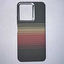 Задняя накладка Карбон для Xiaomi Poco M6