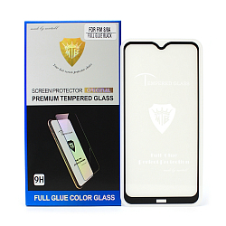 Противоударное стекло 2.5D MIETUBL для GOOGLE Pixel 3A XL, черное, полный клей