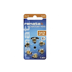 Элемент питания RENATA ZA312 BL-6