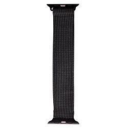 Ремешок ApW25 для Apple Watch 42/44/45/49 mm миланская петля на магните (black)