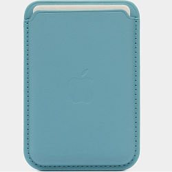 Кошелек для карт MagSafe Silicone Wallet для Apple iPhone бирюзовый