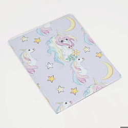 Папка для документов, 4 комплекта документов, цвет розовый