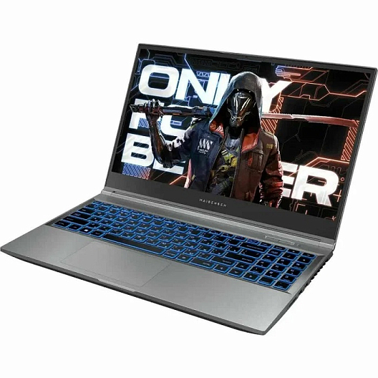 Ноутбук игровой 15.6" Maibenben X15A-R77435 (AMD Ryzen 7-7435H/ 16Gb/ SSD 512Gb/ RTX 3050 6Gb/ DOS) (X15A-R77435FFSLGRE0), Grey