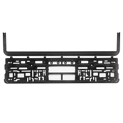 Рамка номерного знака AVS JT JRN-01 (черная)