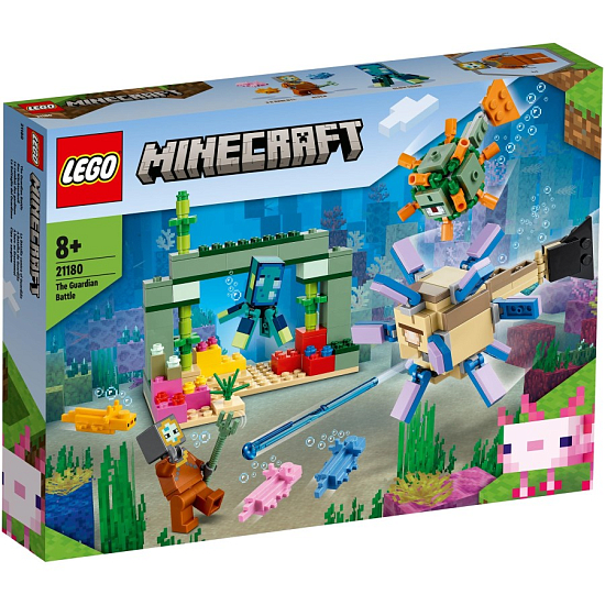 Конструктор LEGO Minecraft 21180 Битва со стражем