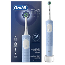 Зубная щетка ORAL-B Vitality Pro Protect X Clean (Голубая)