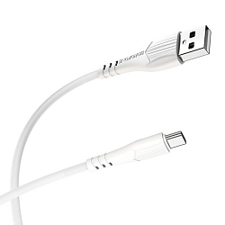 Кабель USB <--> Type-C  1.0м BOROFONE BX37, Wieldy белый