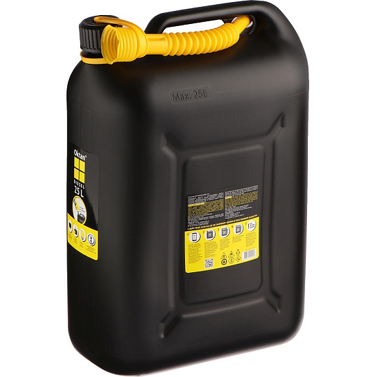Канистра ГСМ Oktan DIESEL, 25 л, пластиковая, черная 2578010