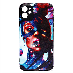 Задняя накладка SC310 для iPhone 11 (006) (black)